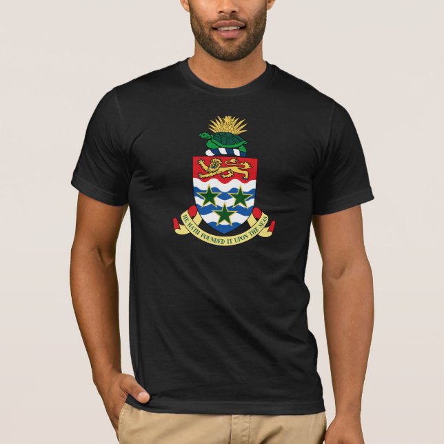 Cayman- Islandsemblem T-Shirt (Vorderseite)