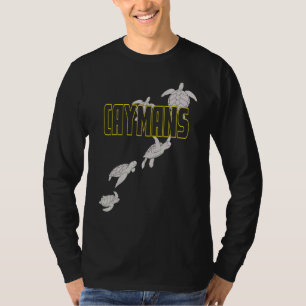 Caymans Islands Sea Turtles Scuba Diving with Turt T-Shirt