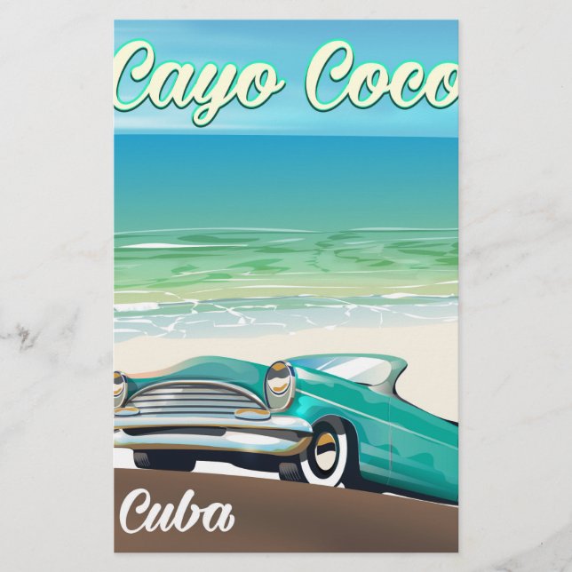 Cayo Coco Cuban Urlaubsplaner Briefpapier (Vorderseite)
