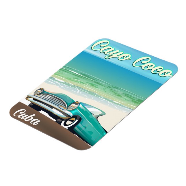 Cayo Coco Cuban Urlaubsplaner Magnet (Linke Seite)