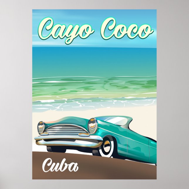 Cayo Coco Cuban Urlaubsplaner Poster (Vorne)
