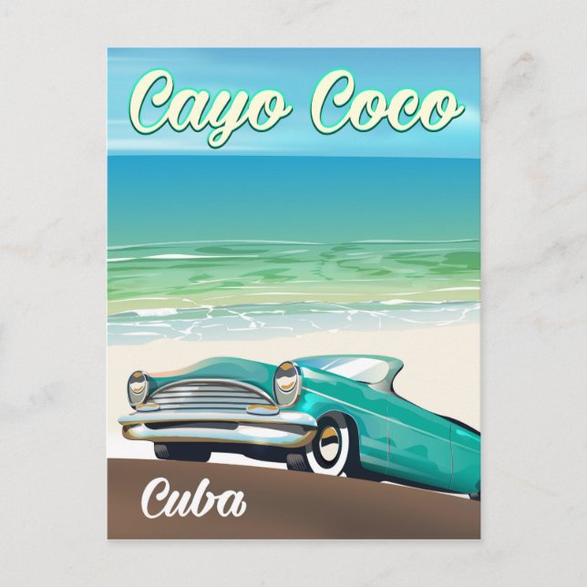 Cayo Coco Cuban Urlaubsplaner Postkarte (Vorderseite)