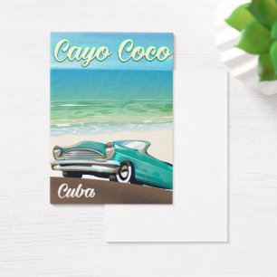 Cayo Coco kubanisches Urlaubsposter
