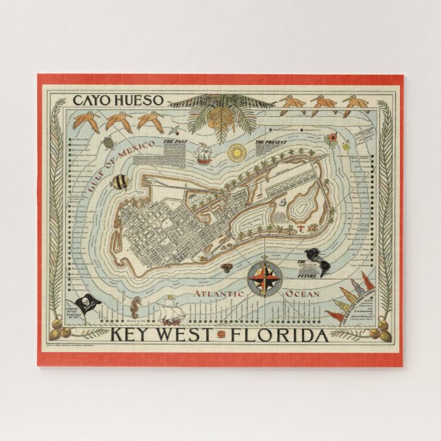 Cayo Hueso - Key West Puzzle (Horizontal)