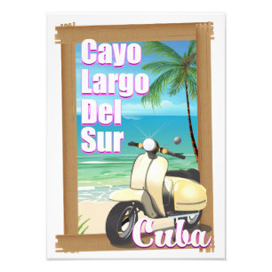 Cayo Largo del Sur Cuban Urlaubsplaner Fotodruck