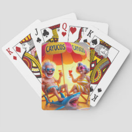 CAYUCOS, CALIFORNIA PLAYING CARDS. SPIELKARTEN