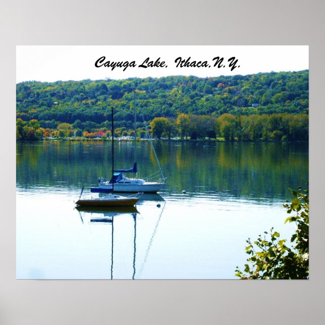 CAYUGA LAKE IN AUTUMN POSTER (Vorne)