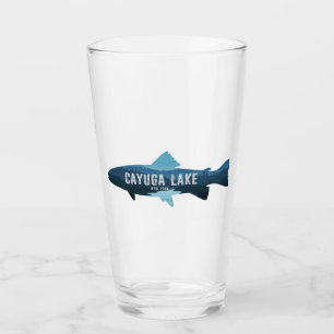 Cayuga Lake New York Fish Glas