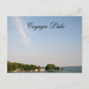 CAYUGA LAKE, NEW YORK STAAT Postkarte