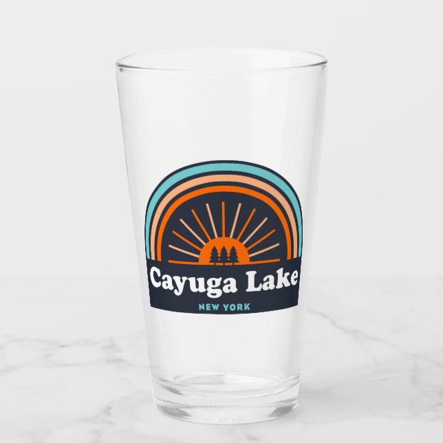 Cayuga Lake Rainbow Glas (Vorderseite)