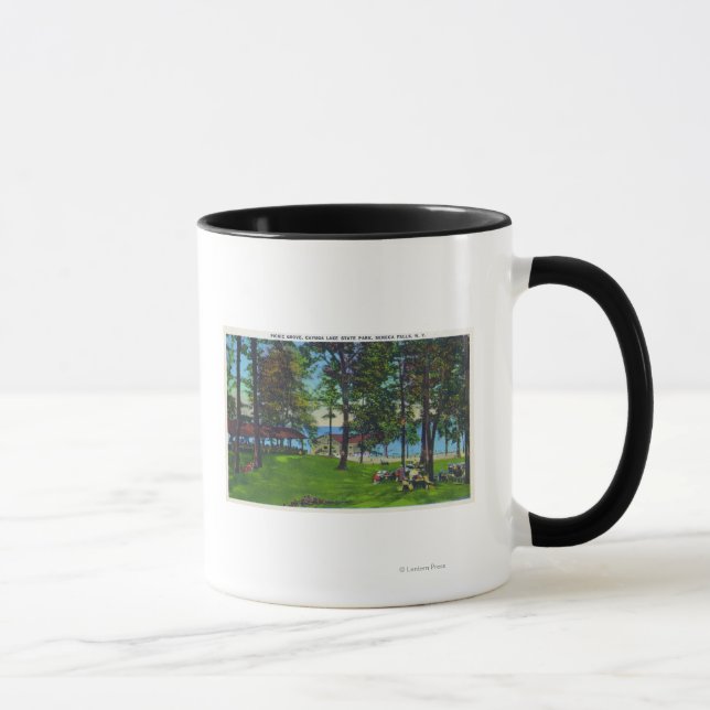 Cayuga Lake Staat Park Scene Tasse (Rechts)
