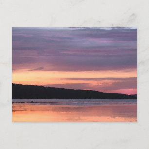 Cayuga Lake Sunset Postkarte