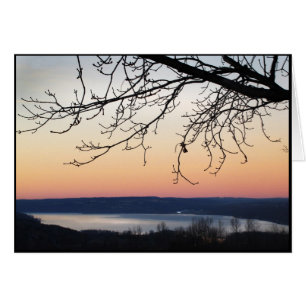 Cayuga See am Sonnenuntergang