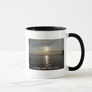 Cayuga See-Sonnenuntergang Tasse