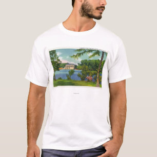 Cazenovia Park-Ansicht des Sees und des Kasinos T-Shirt