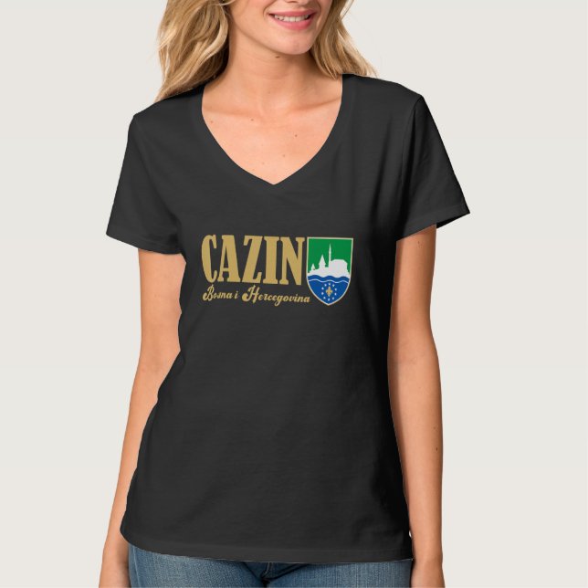 Cazin Bosnia Herzegovina Sarajevo Balkan Bosnians  T-Shirt (Vorderseite)