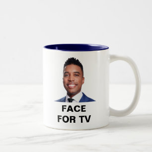 CB Face for TV Zweifarbige Tasse