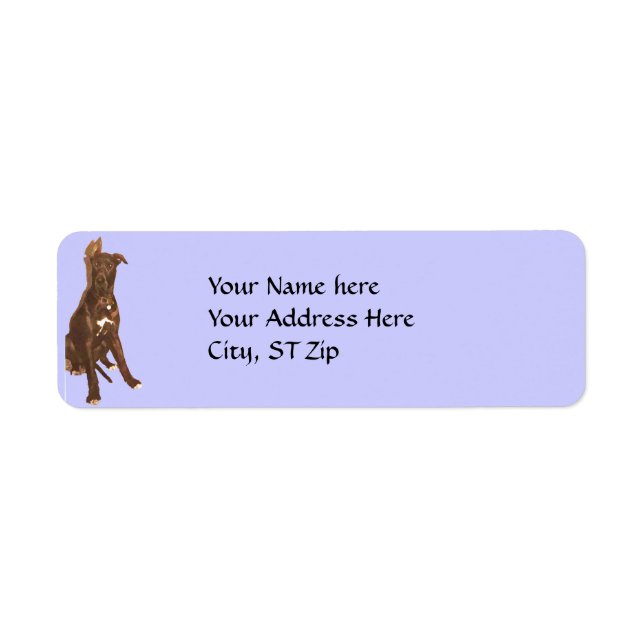 CB- Great Dane Address Labels (Vorne)
