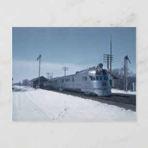 CB&Q "Pioneer Zephyr" Postkarte