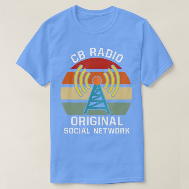 CB Radio Original Social Network HAM Radio T-Shirt (Design vorne)