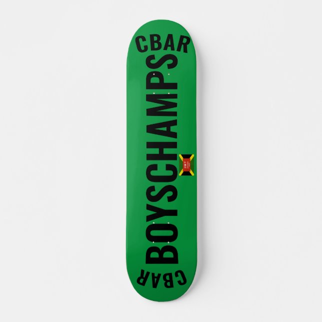 CBAR BOYSCHAMPS Skateboard, 7¾ Zoll Deck Skateboard (Vorne)