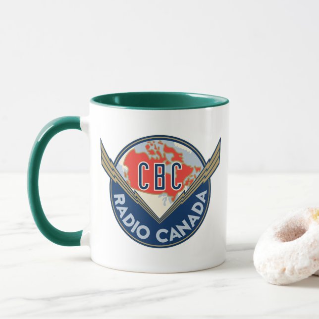 CBC 1940 Logo-Combo Tasse (Mit Donut)