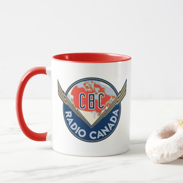 CBC 1940 Logo-Combo Tasse (Mit Donut)