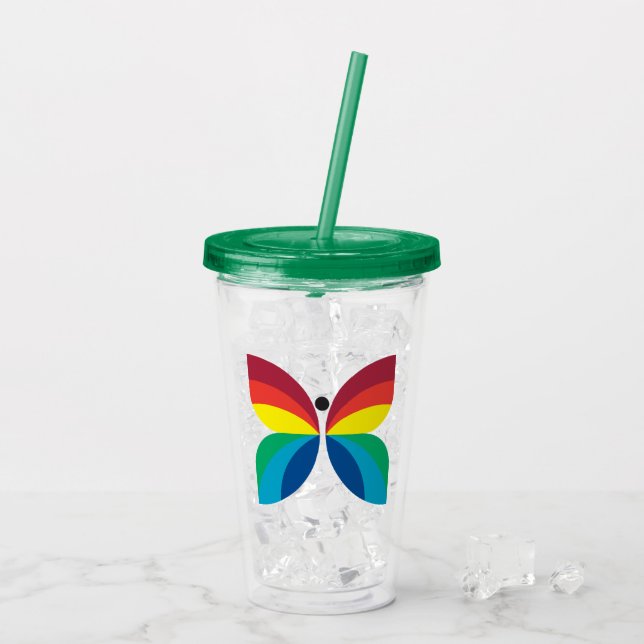 CBC 1966 Logo Acrylic Tumbler Acryltrinkbecher (Rückseite Ice)