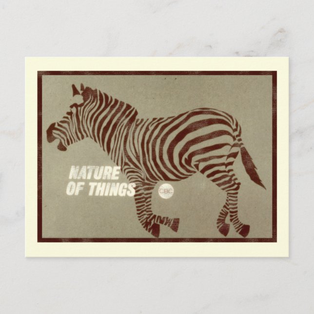 CBC 1966 - The Nature of Things Promo Postkarte (Vorderseite)