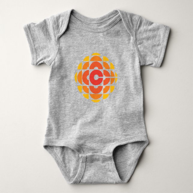 CBC 1974 Logo Baby Bodysuit Baby Strampler (Vorderseite)