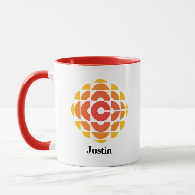 CBC 1974 Logo - Ringer-Tasse mit Individuelle Name Tasse (Links)