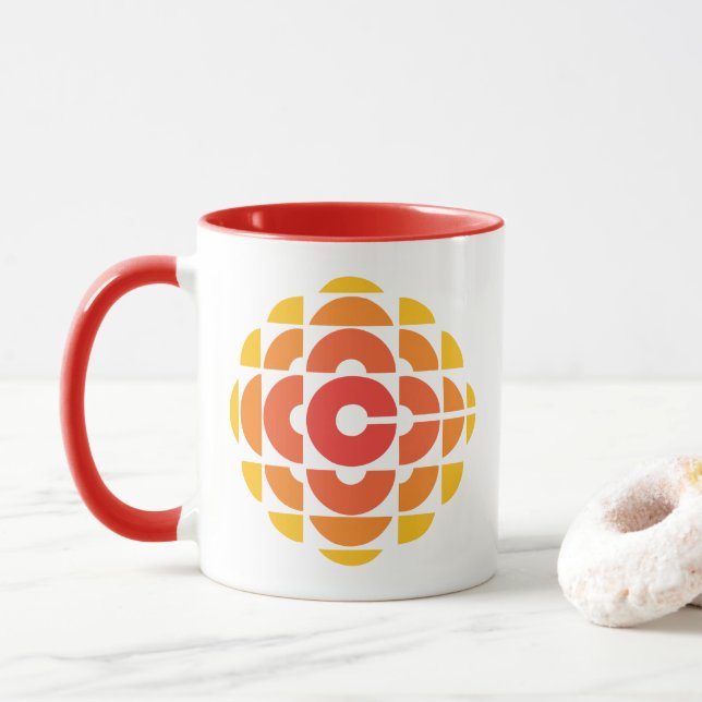 CBC 1974 Logo - Ringer-Tasse Tasse (Mit Donut)