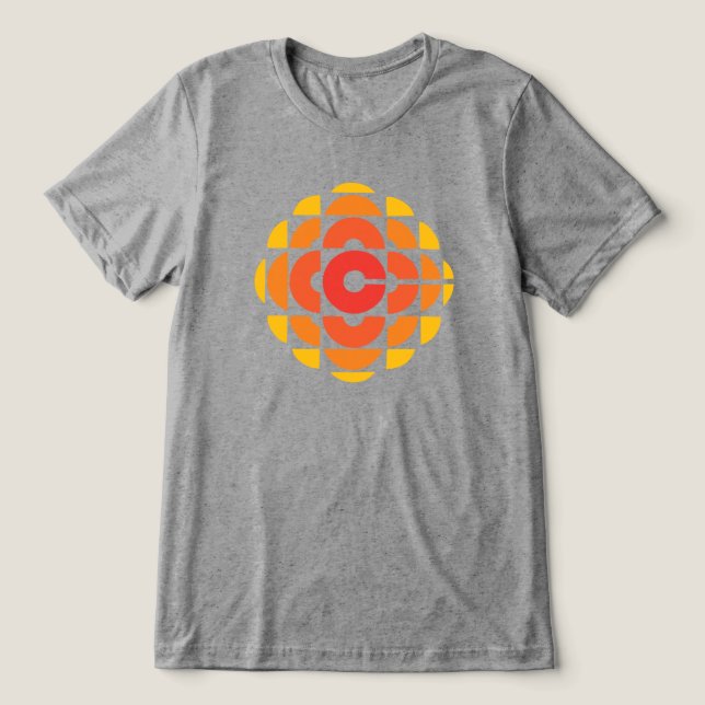 CBC 1974 Logo Tri-Blend T-Shirt Shirt (Design Vorderseite)