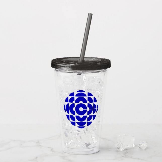 CBC 1986 Logo Acrylic Tumbler Acryltrinkbecher (Rückseite Ice)