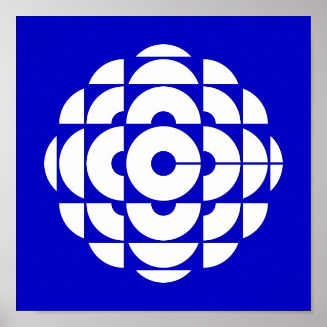 CBC 1986 Logo Blue Poster (Vorne)
