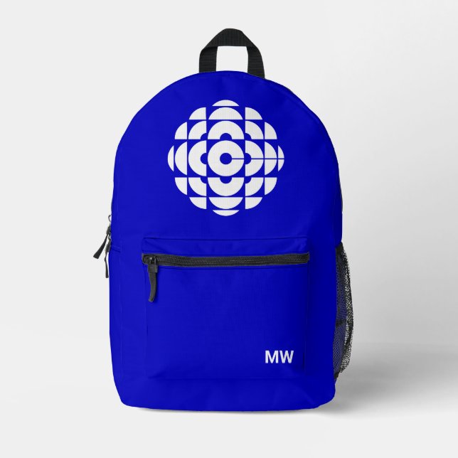 CBC 1986 Logo Blue Poster Bedruckter Rucksack (Vorderseite)