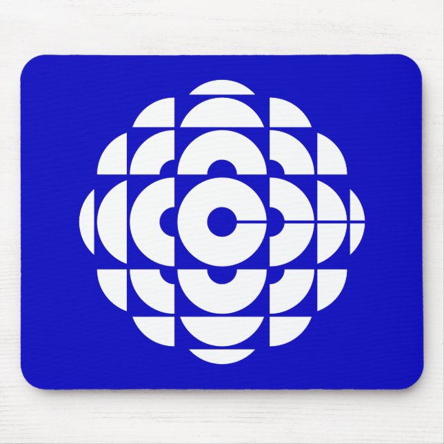 CBC 1986 Logo Blue Poster Mousepad (Vorne)