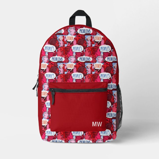 CBC Andere Probleme Bedruckter Rucksack (Vorderseite)