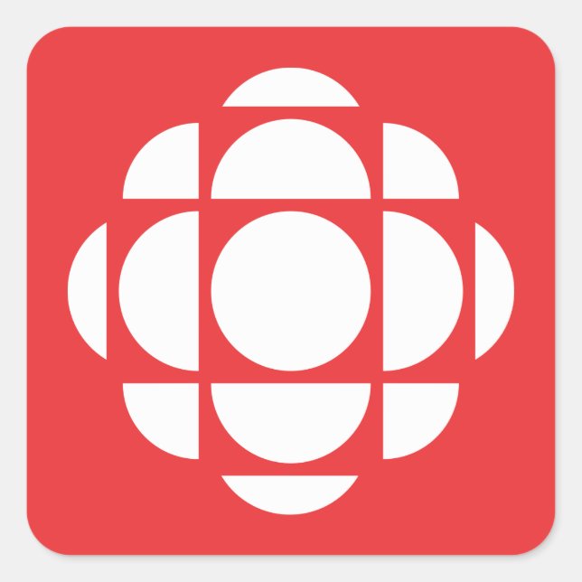 CBC Gem Quadratischer Aufkleber (Vorderseite)