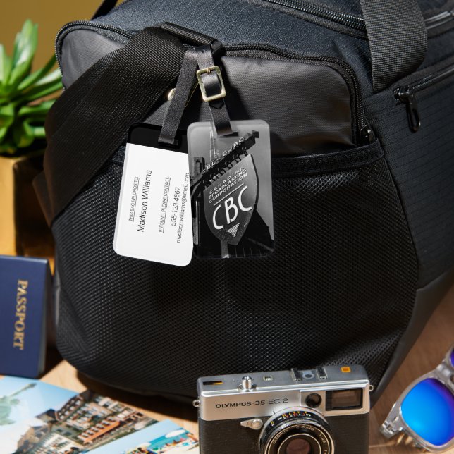 CBC Jarvis Street Sign (1940er) Gepäckanhänger (Vorderseite & Rückseite)