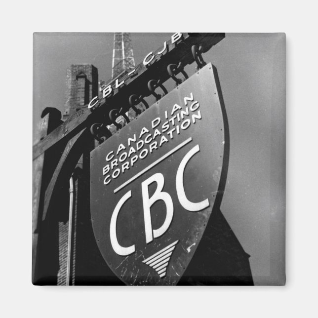 CBC Jarvis Street Sign (1940er) Magnet (Vorne)