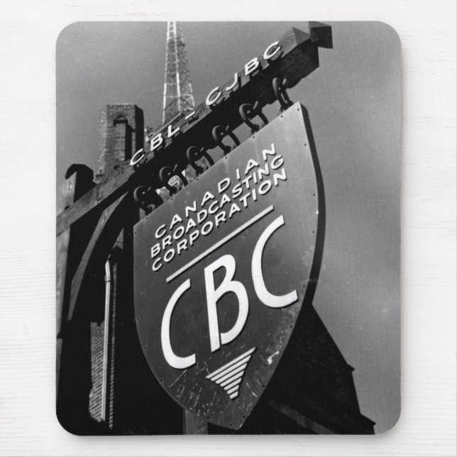 CBC Jarvis Street Sign (1940er) Mousepad (Vorne)