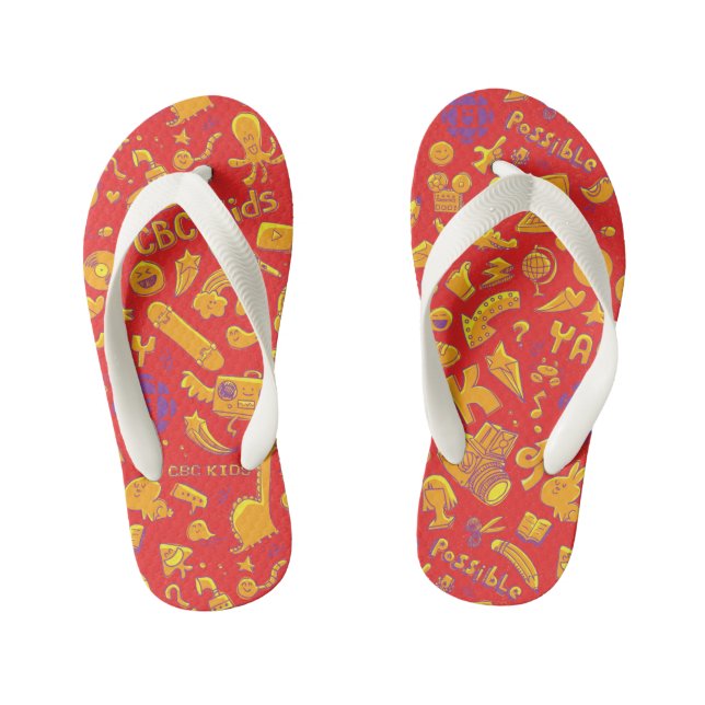 CBC Kids Muster Flip Flops (Fußbett)