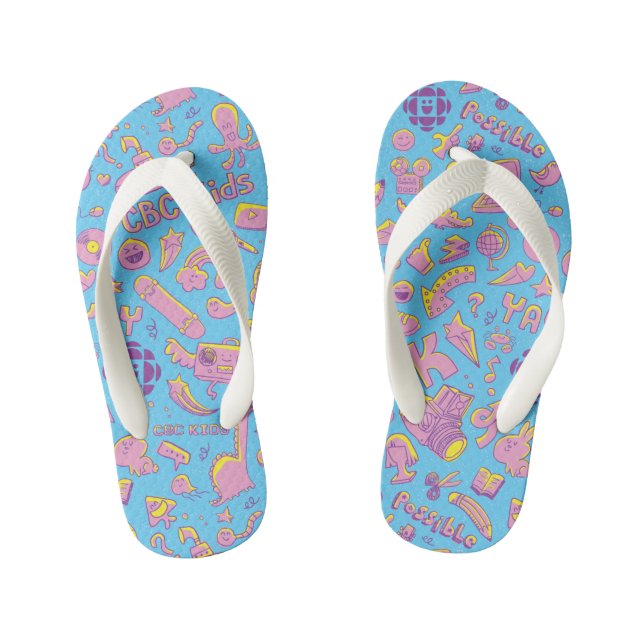 CBC Kids Muster Flip Flops (Fußbett)