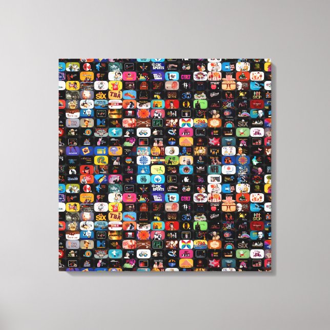 CBC-Logos und -Grafiken Leinwanddruck (Vorderseite)