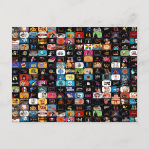 CBC-Logos und -Grafiken Postkarte