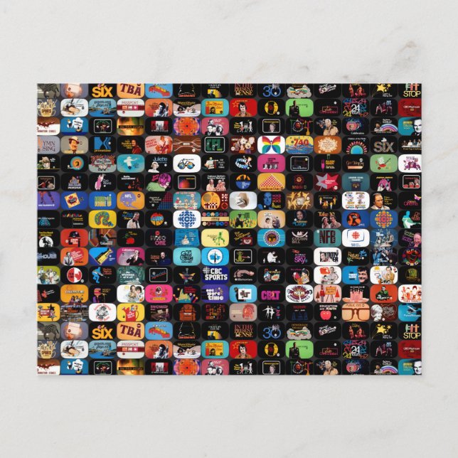 CBC-Logos und -Grafiken Postkarte (Vorderseite)