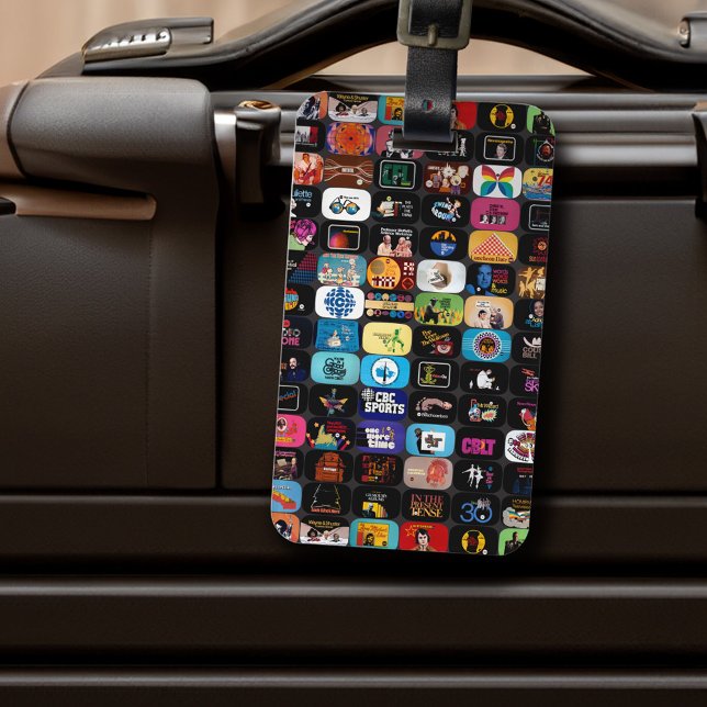 CBC-Logos und Grafikplakat Gepäckanhänger (Tag on luggage)