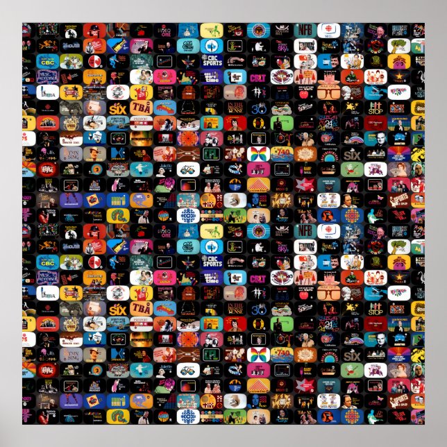 CBC-Logos und Grafikposter Poster (Vorne)