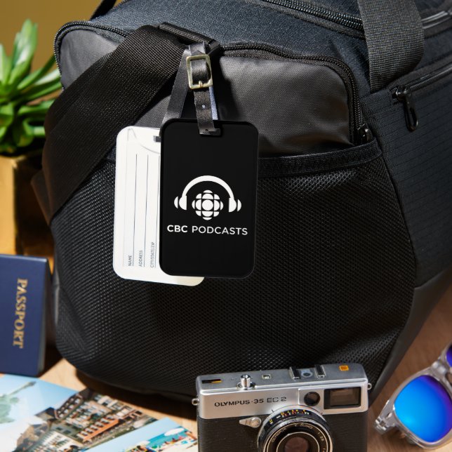 CBC Podcasts Gepäckanhänger (Vorderseite & Rückseite)